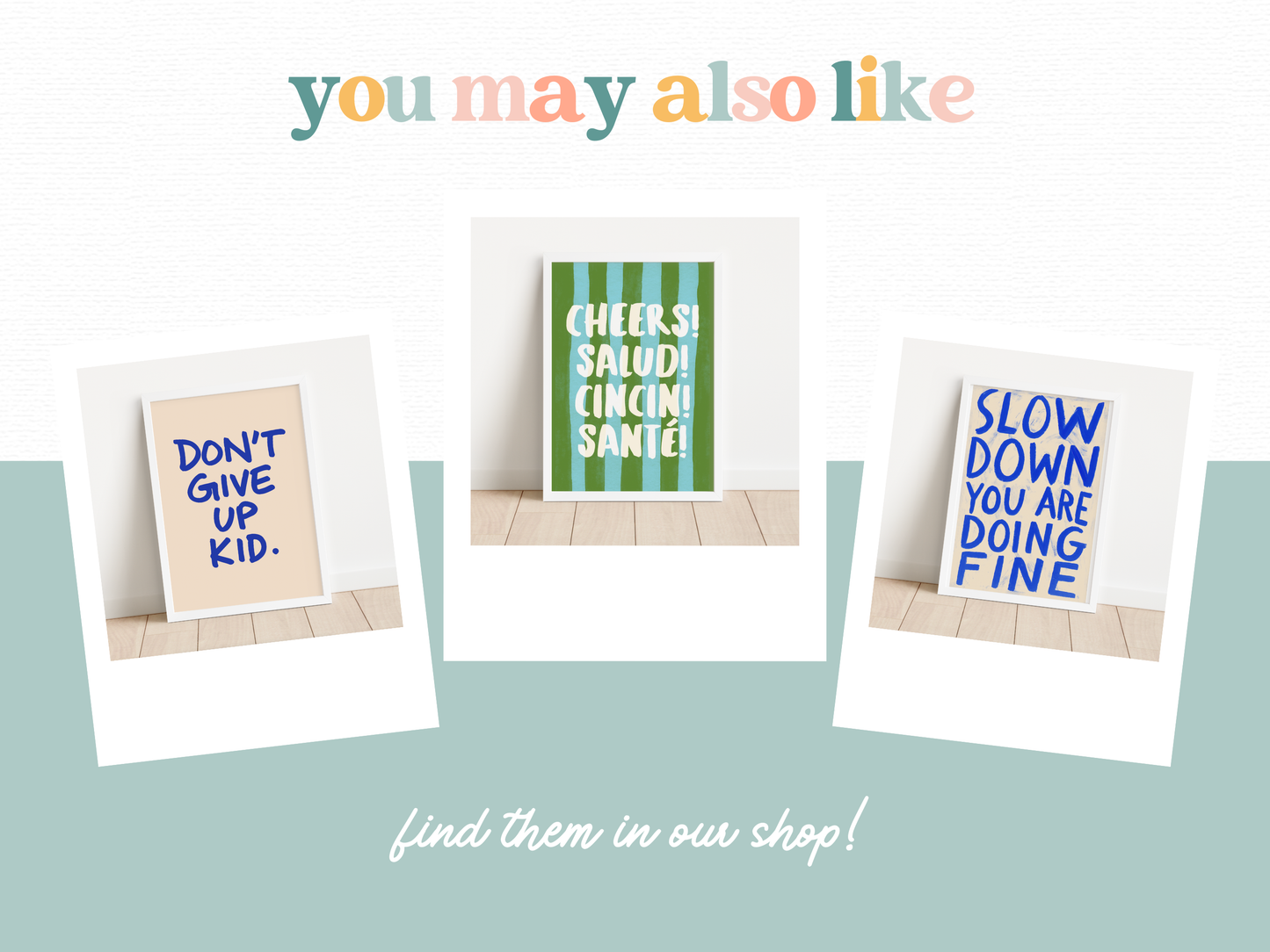 DON'T OVERTHINK IT Print