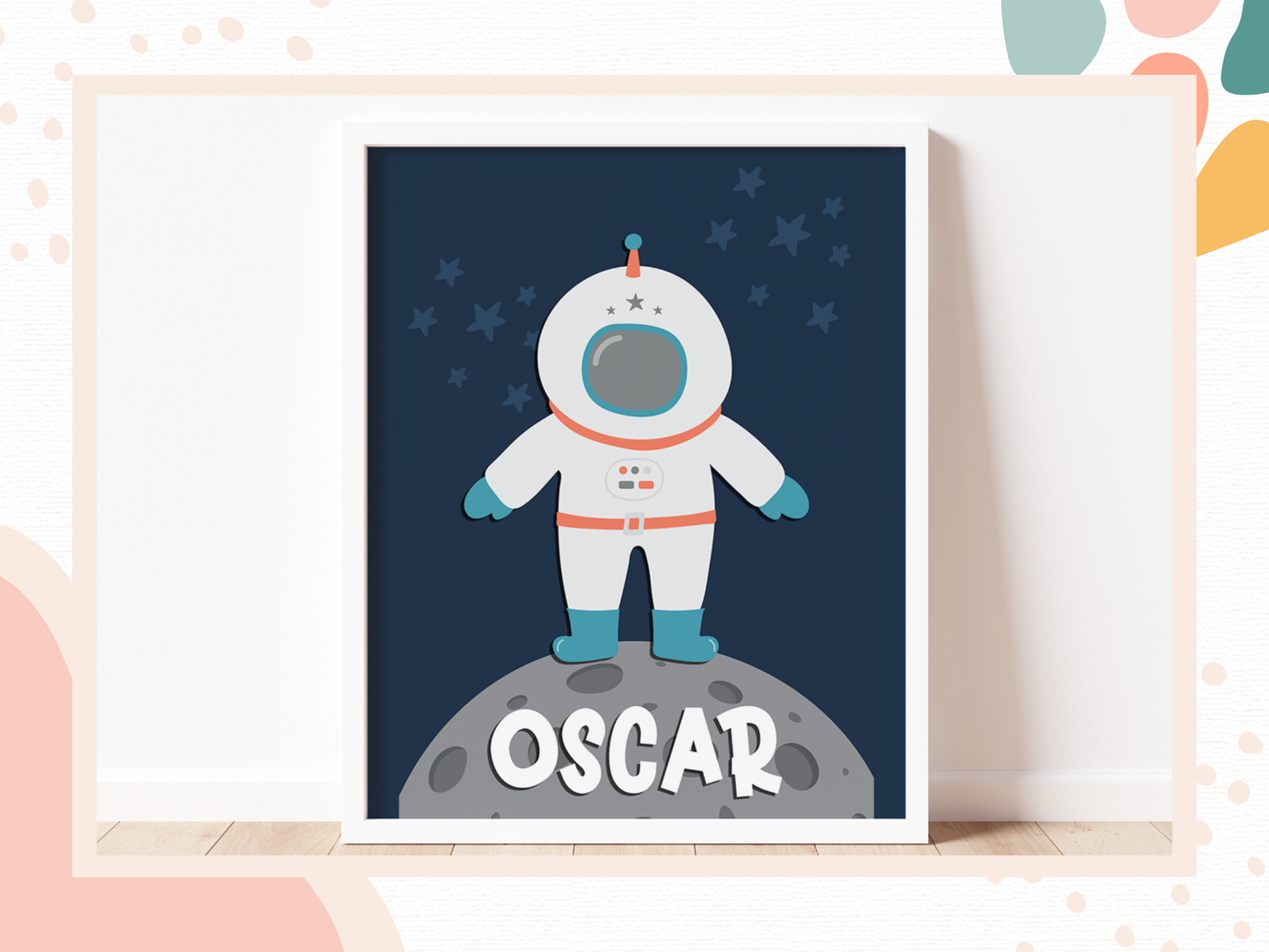 PERSONALISED ASTRONAUT Print
