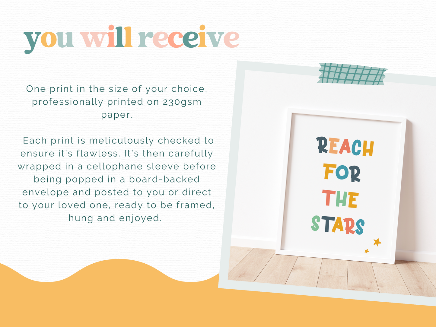 REACH FOR THE STARS Print