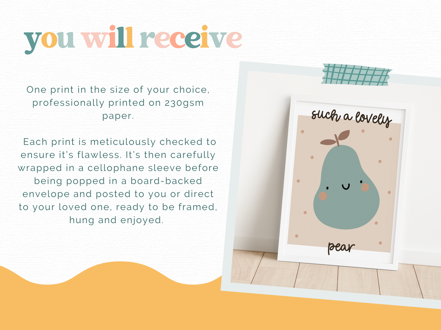 SUCH A LOVELY PEAR Print
