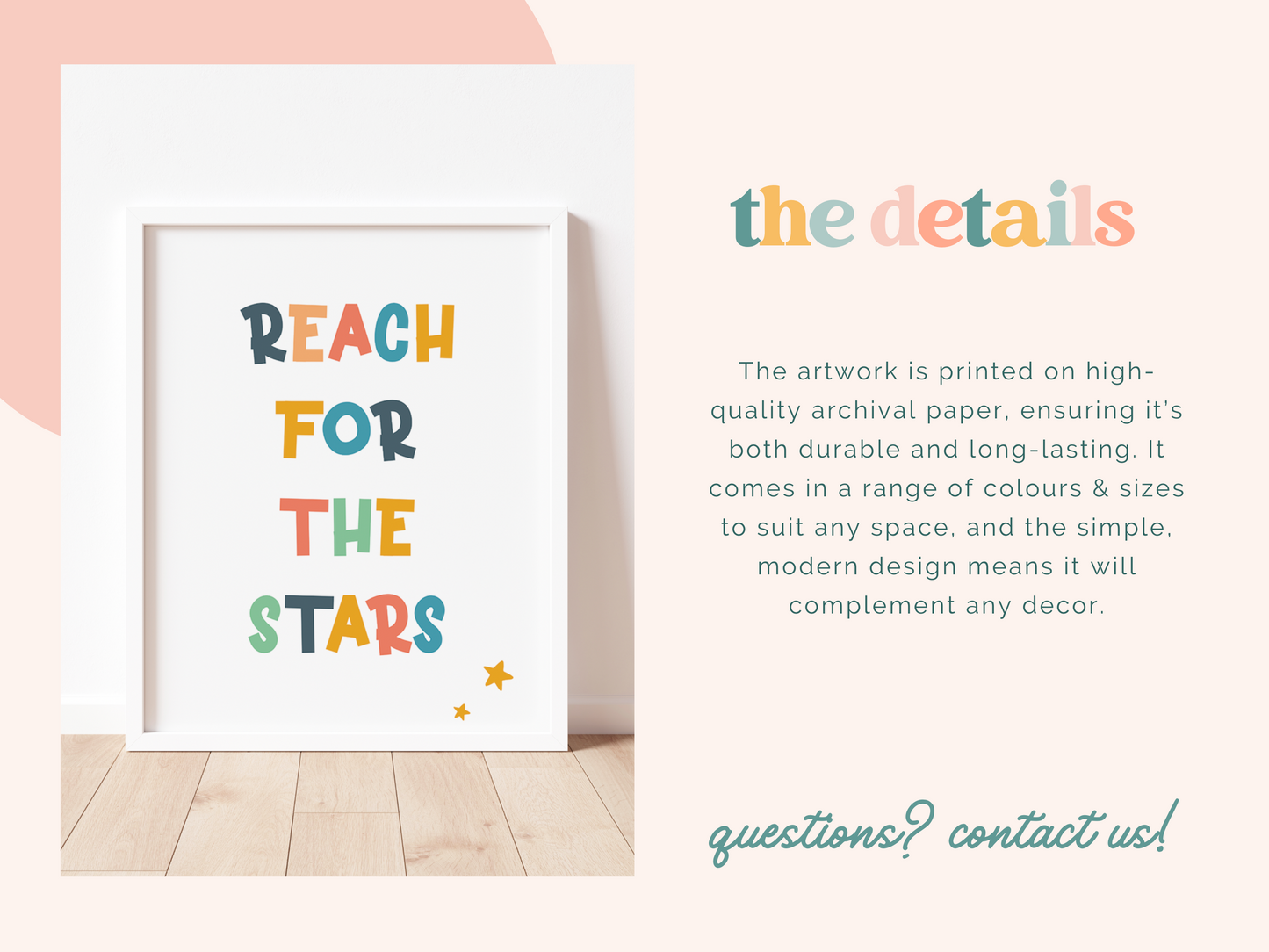 REACH FOR THE STARS Print