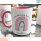 Personalised Teaching Staff Mug | Pink handle