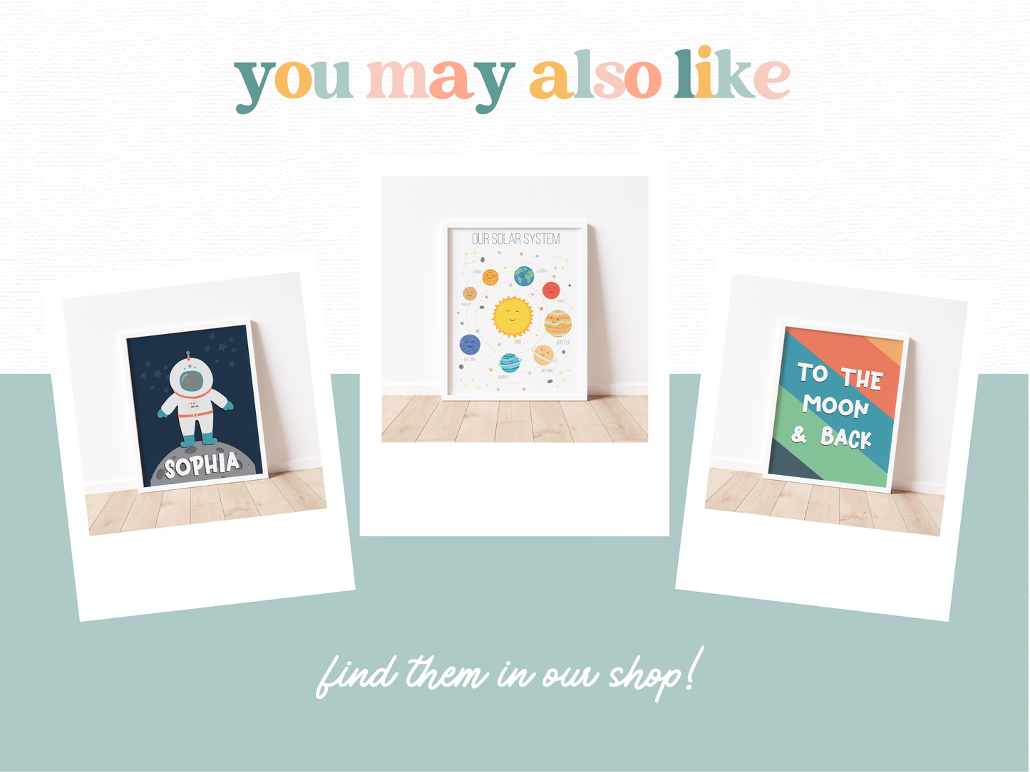 PRINT SET | Reach for the Stars & To the Moon & Back