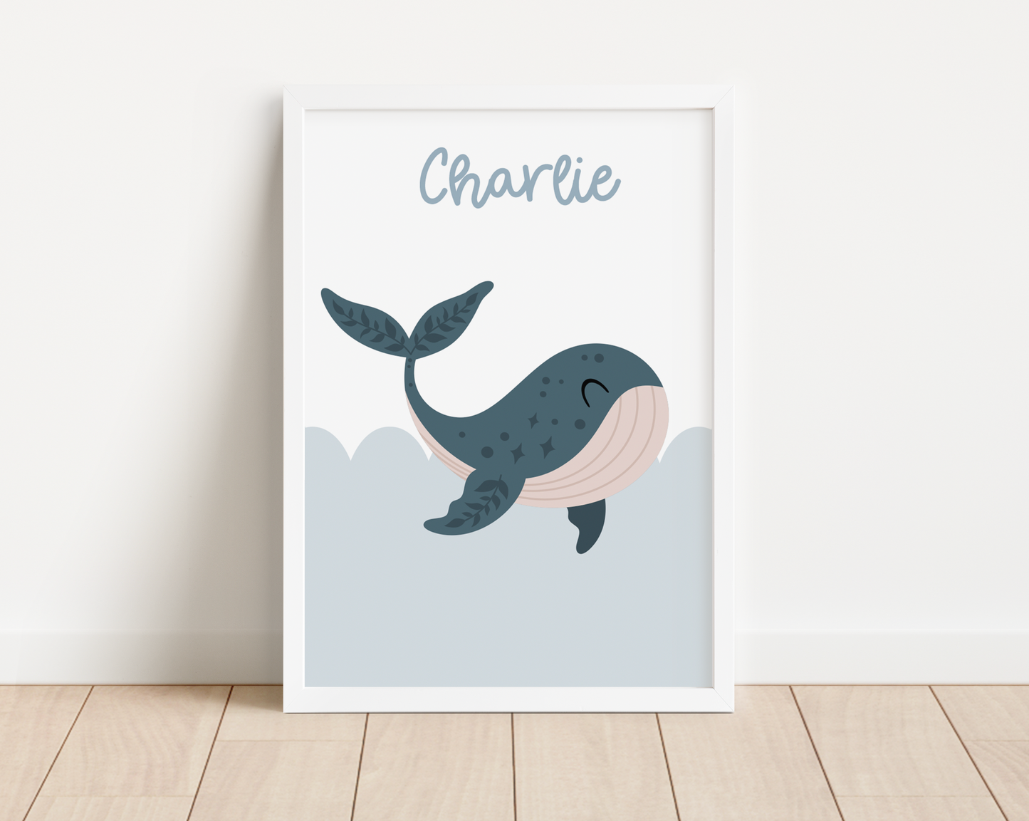 NAMED WHALE Print