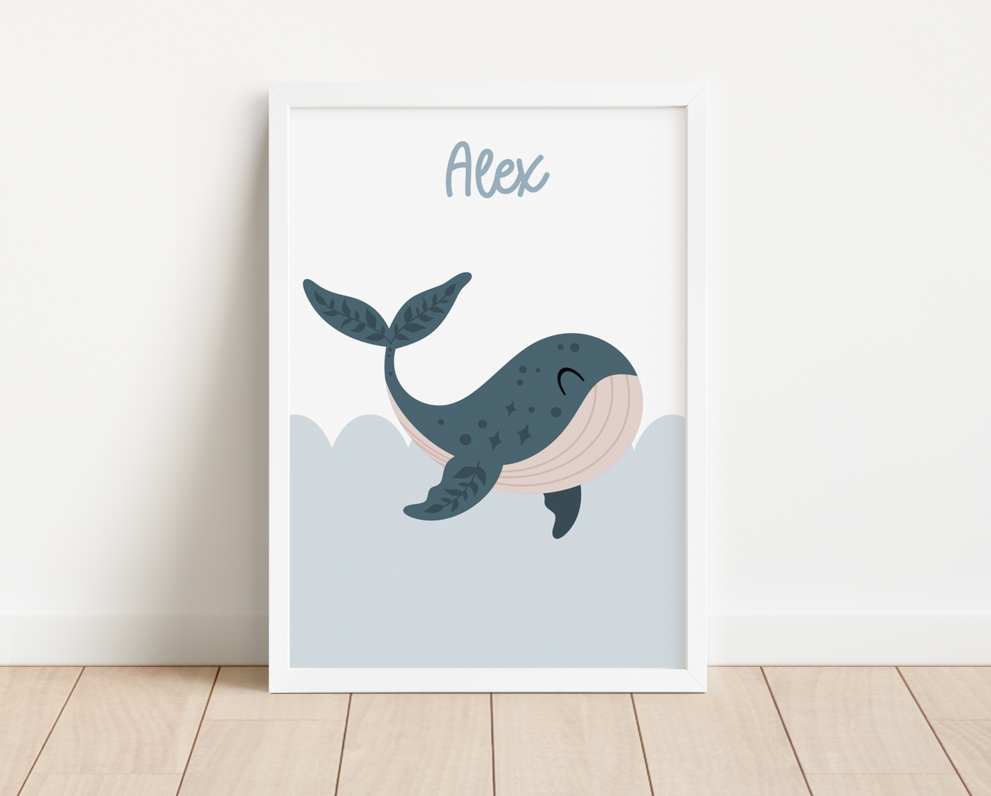 NAMED WHALE Print