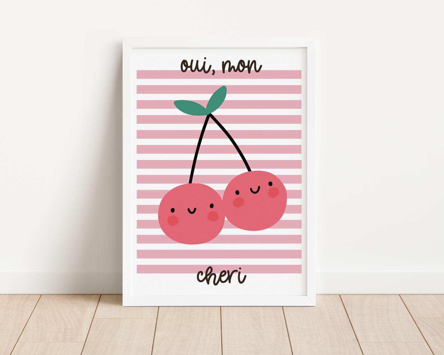 OUI MON CHERI Print