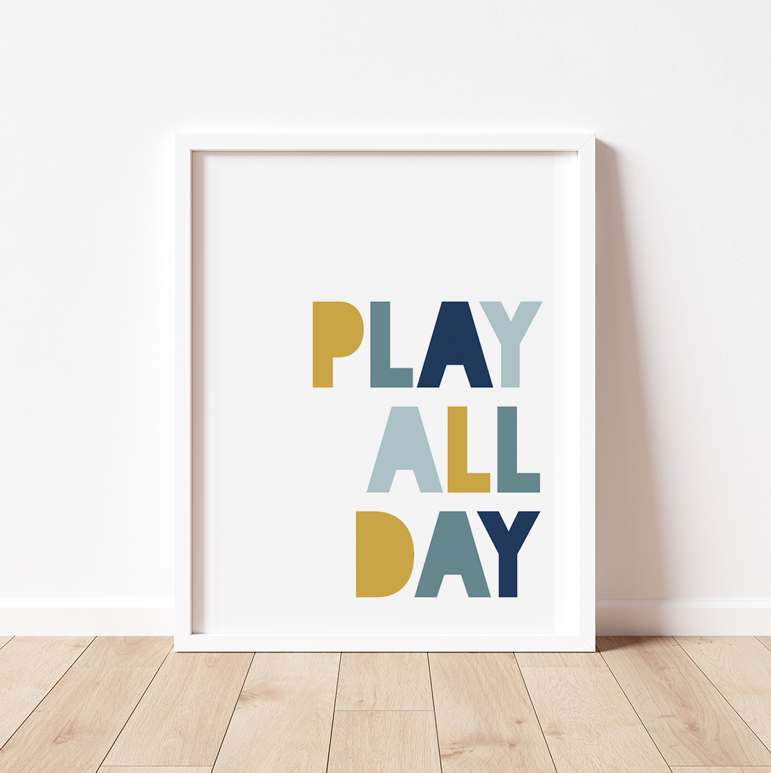 PLAY ALL DAY Print