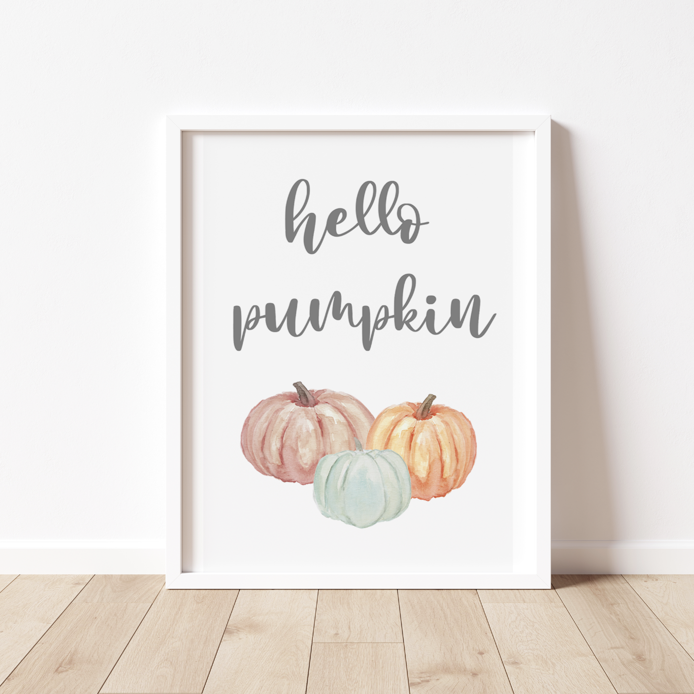 Hello Autumn / Hello Pumpkin Print