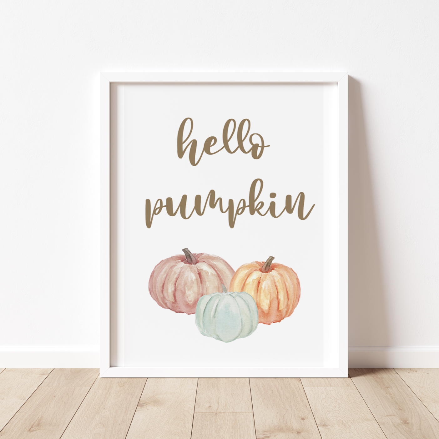 Hello Autumn / Hello Pumpkin Print