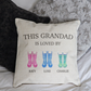 PERSONALISED THIS GRANDAD IS LOVED BY Cushion