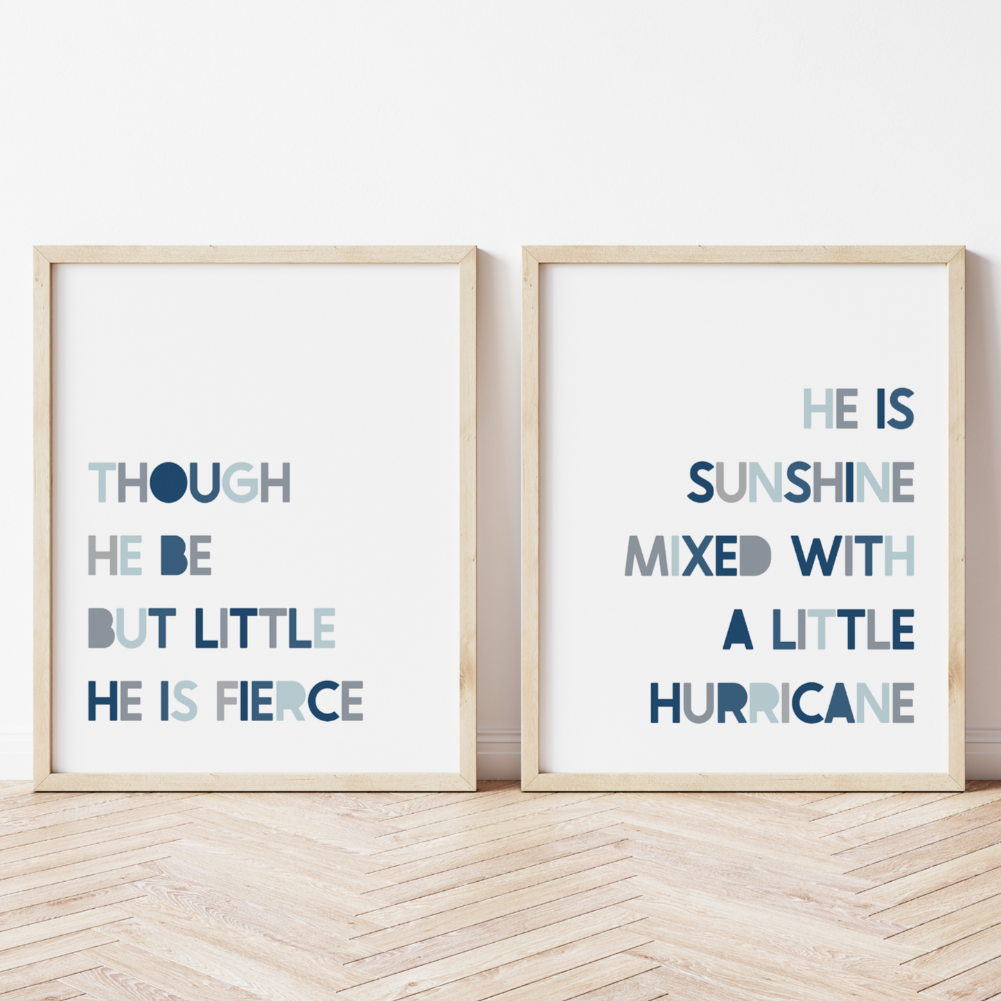 HE IS SUNSHINE MIXED WITH A LITTLE HURRICANE Print