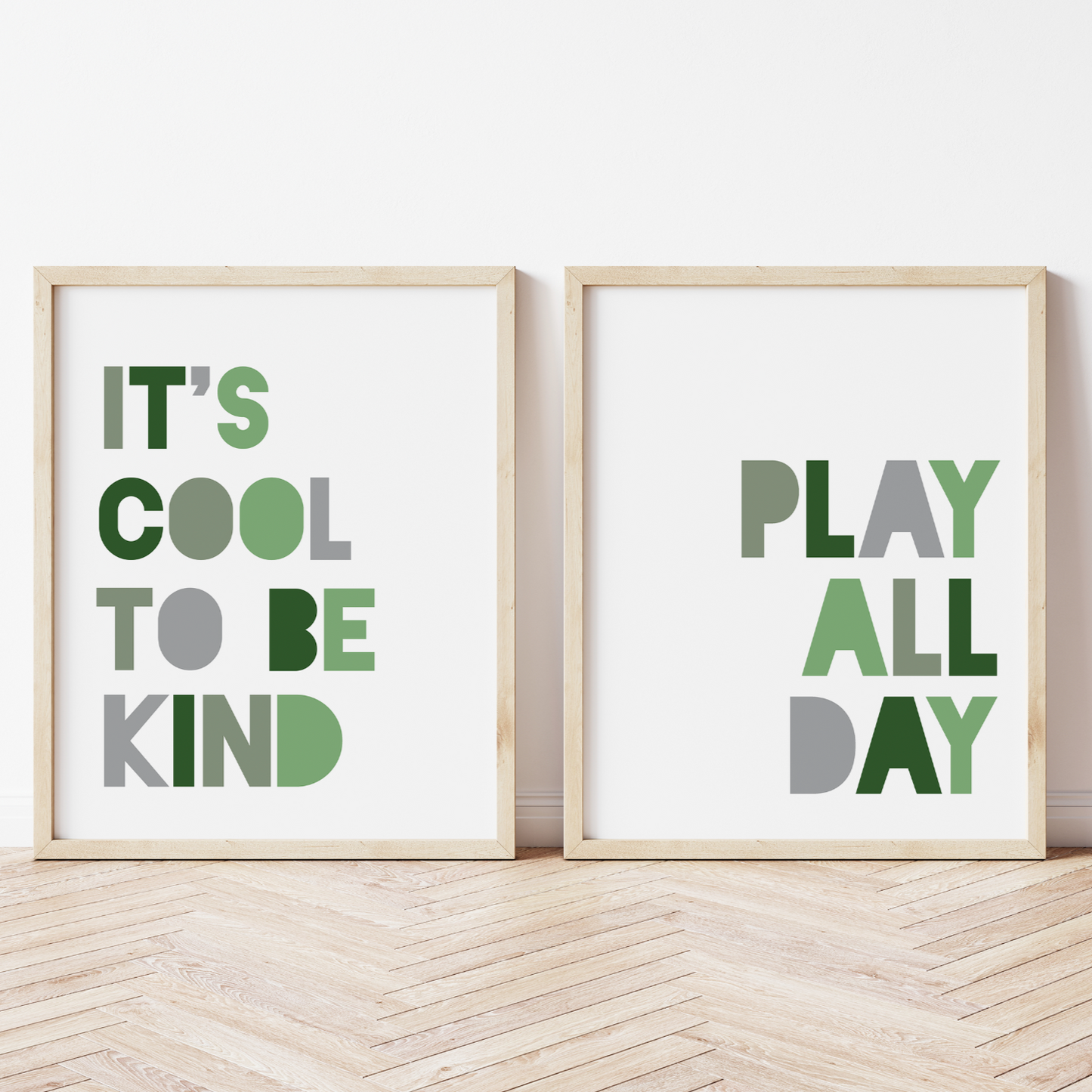 PRINT SET | Cool to be Kind & Play All Day