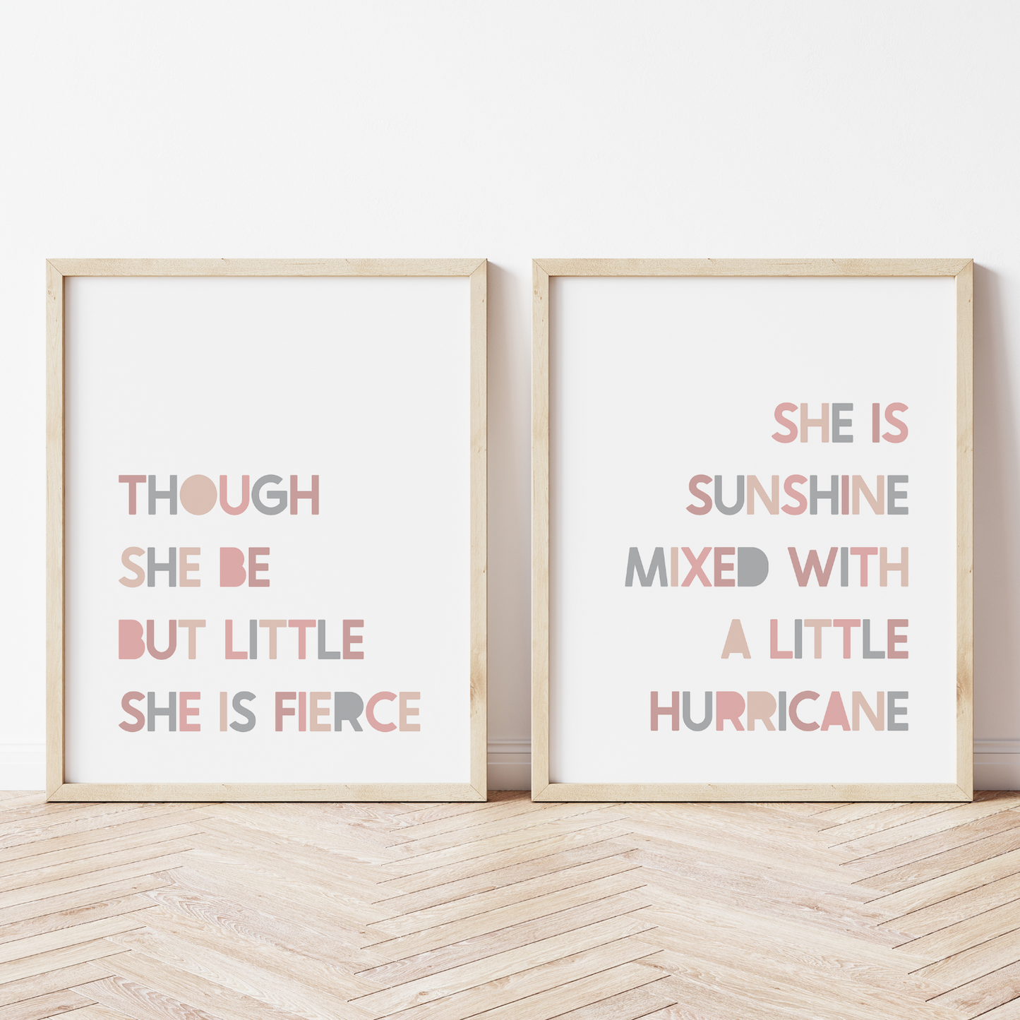 PRINT SET | Though She Be But Little & She is Sunshine