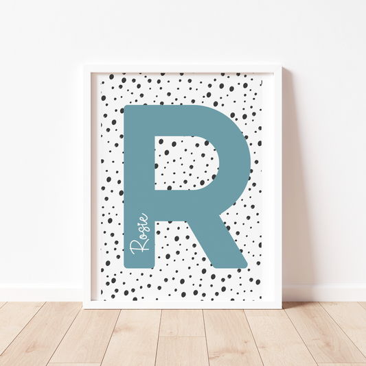 DOTTY NAMED INITIAL Print
