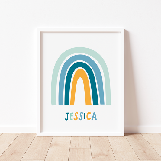 FUN NAMED RAINBOW Print