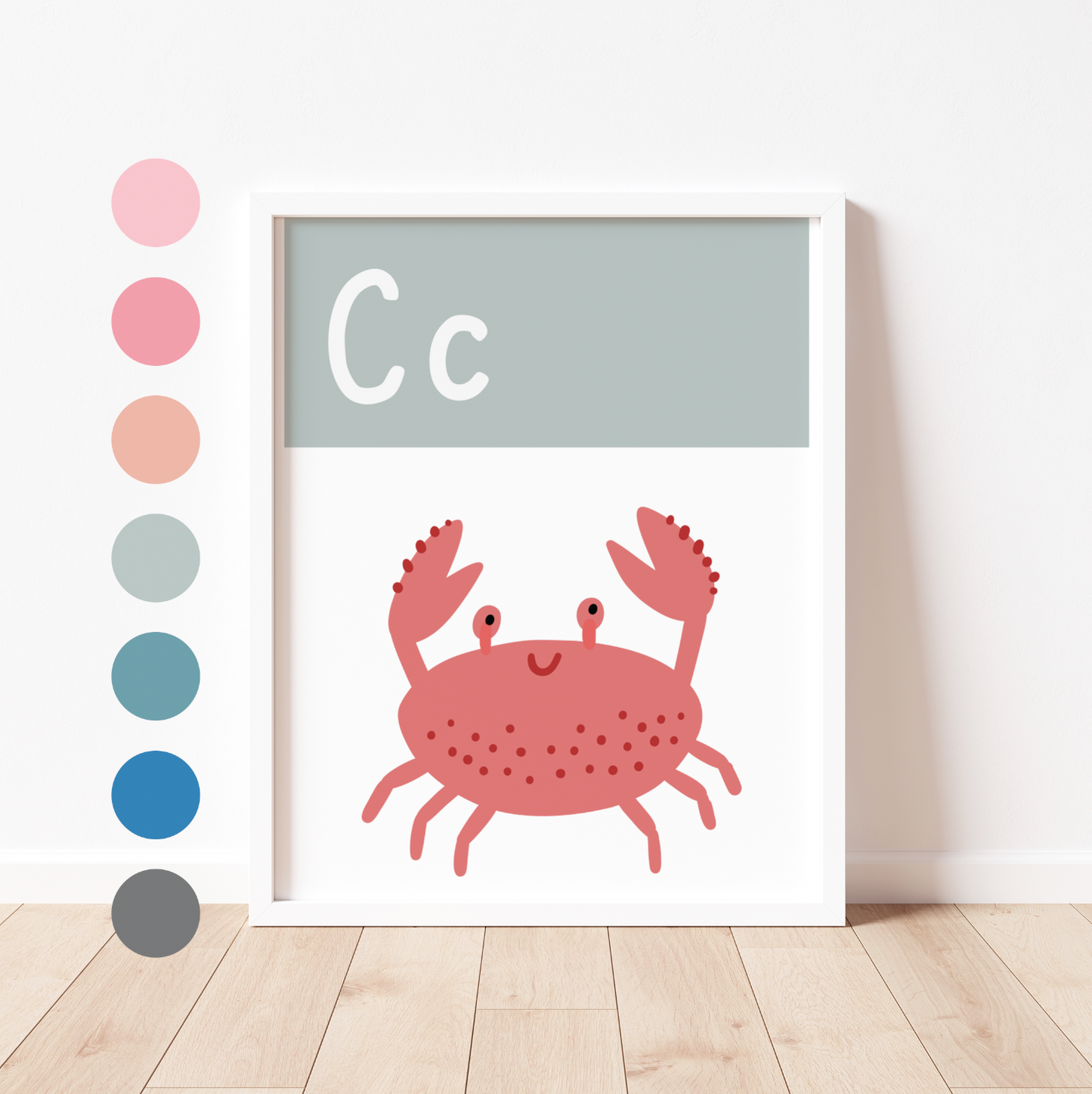C IS FOR CRAB - Alphabet Print