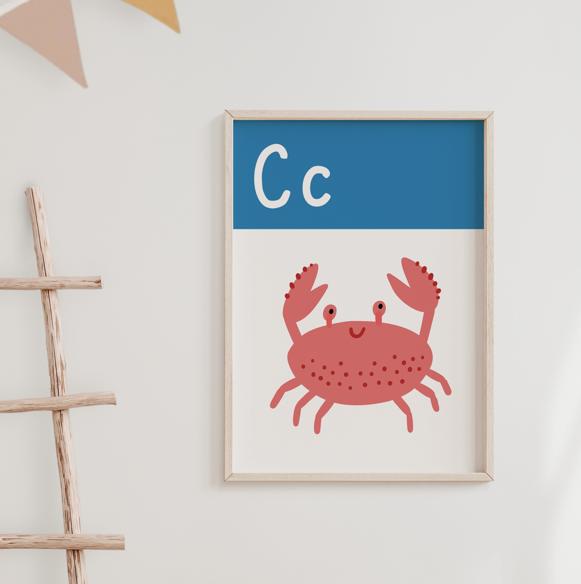 C IS FOR CRAB - Alphabet Print