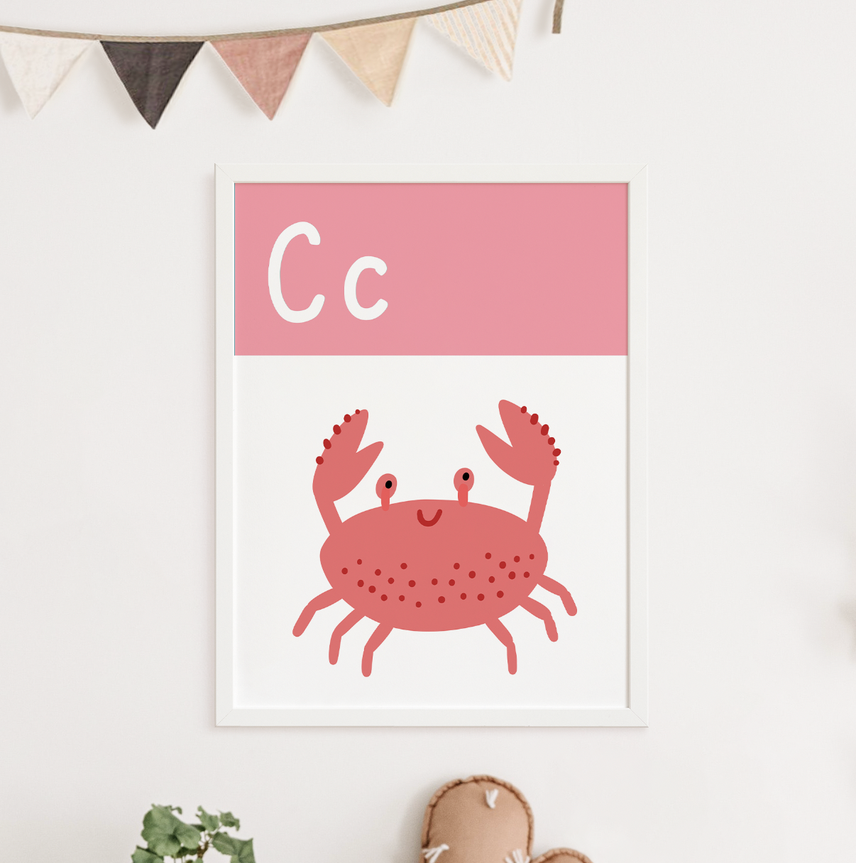C IS FOR CRAB - Alphabet Print