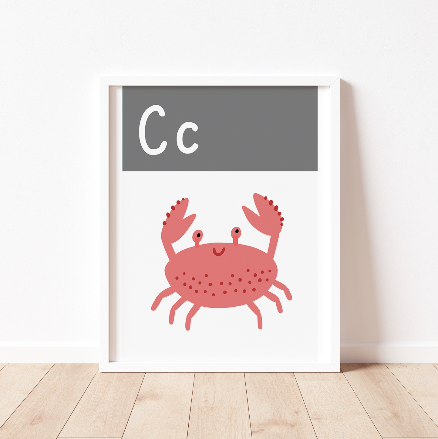 C IS FOR CRAB - Alphabet Print