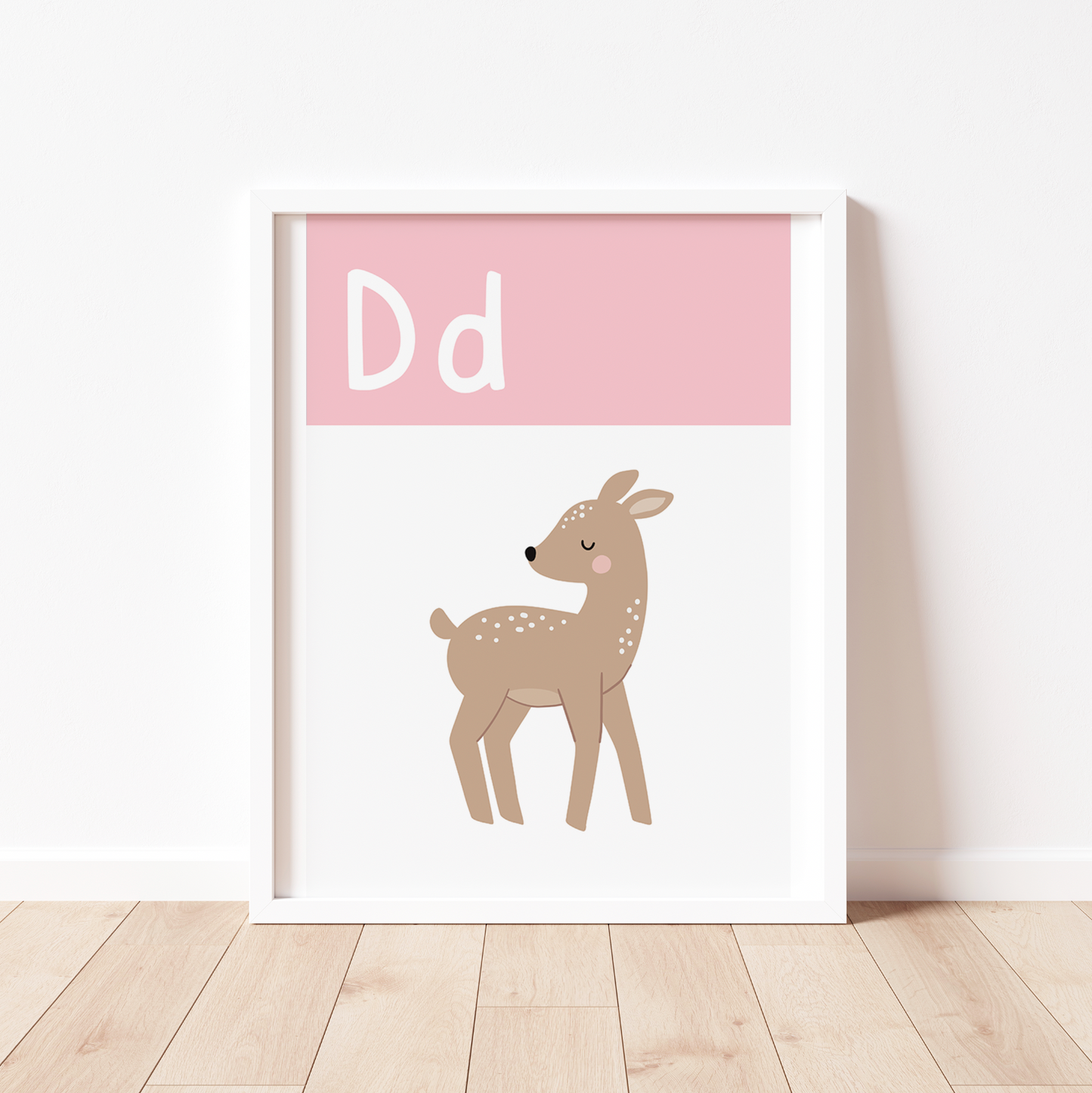 D IS FOR DEER - Alphabet Print