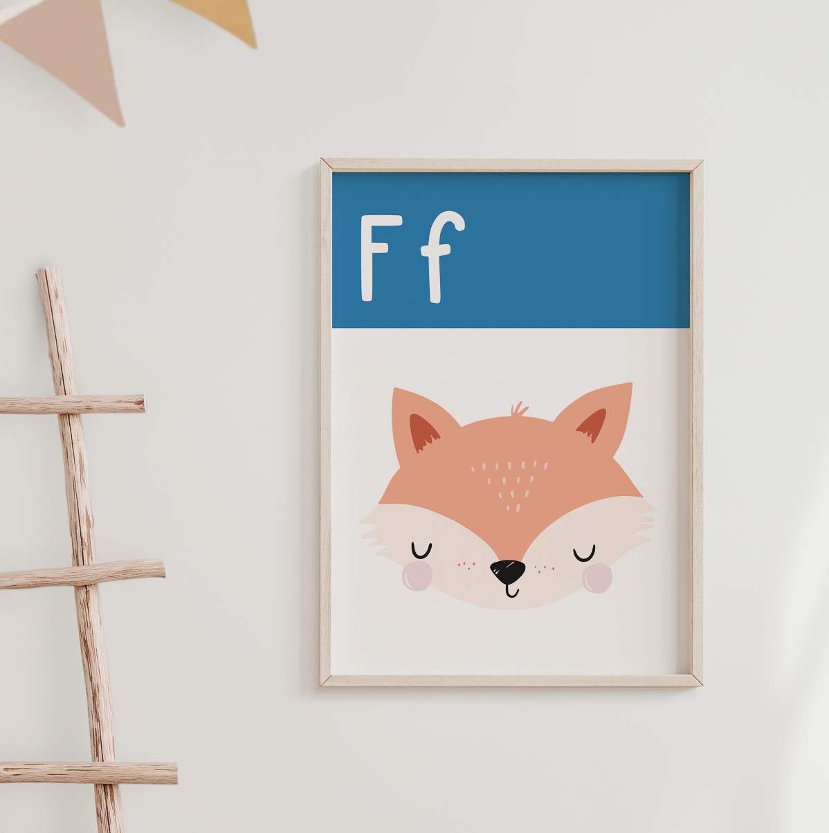 F IS FOR FOX - Alphabet Print