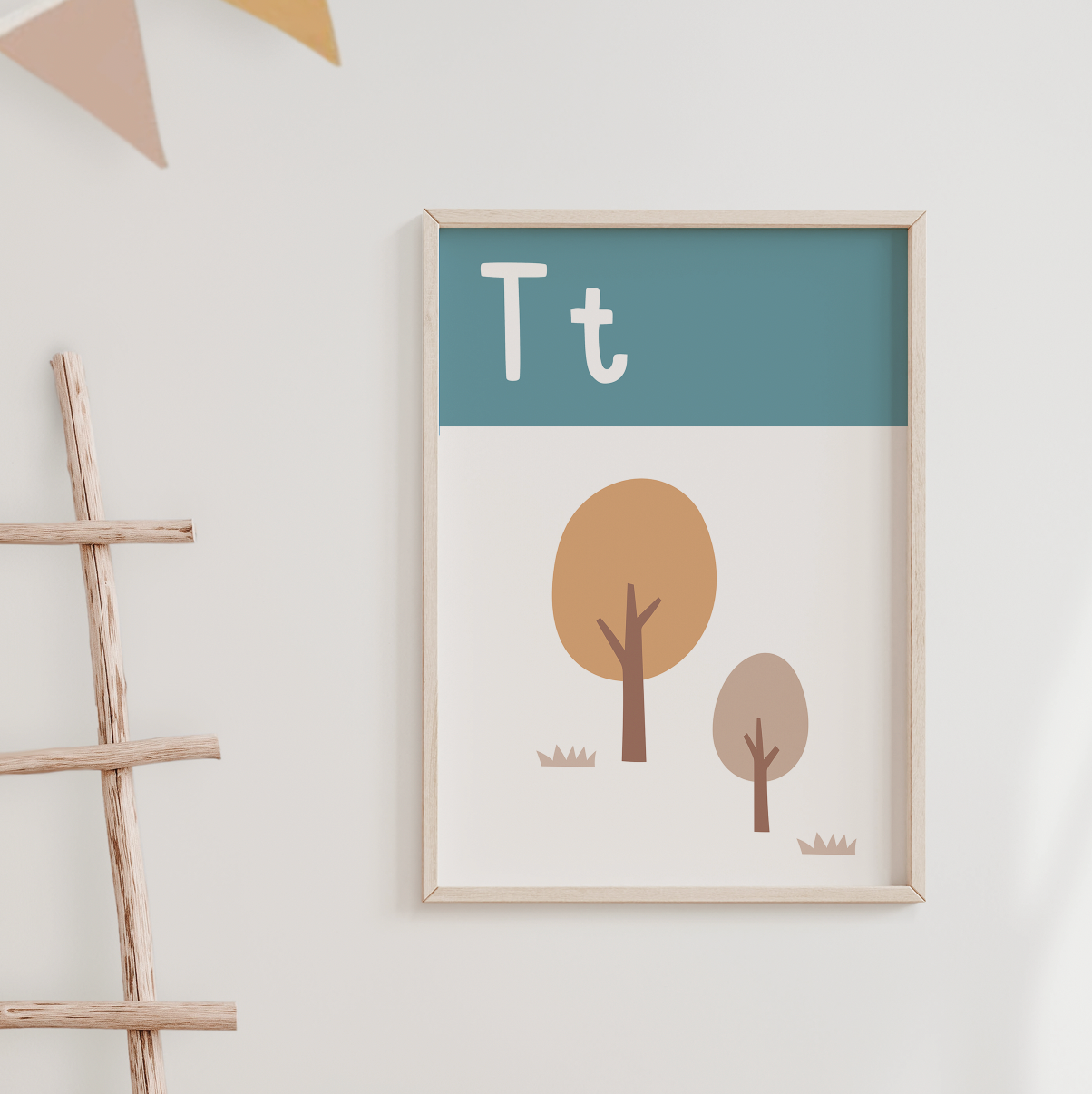 T IS FOR TREES - Alphabet Print