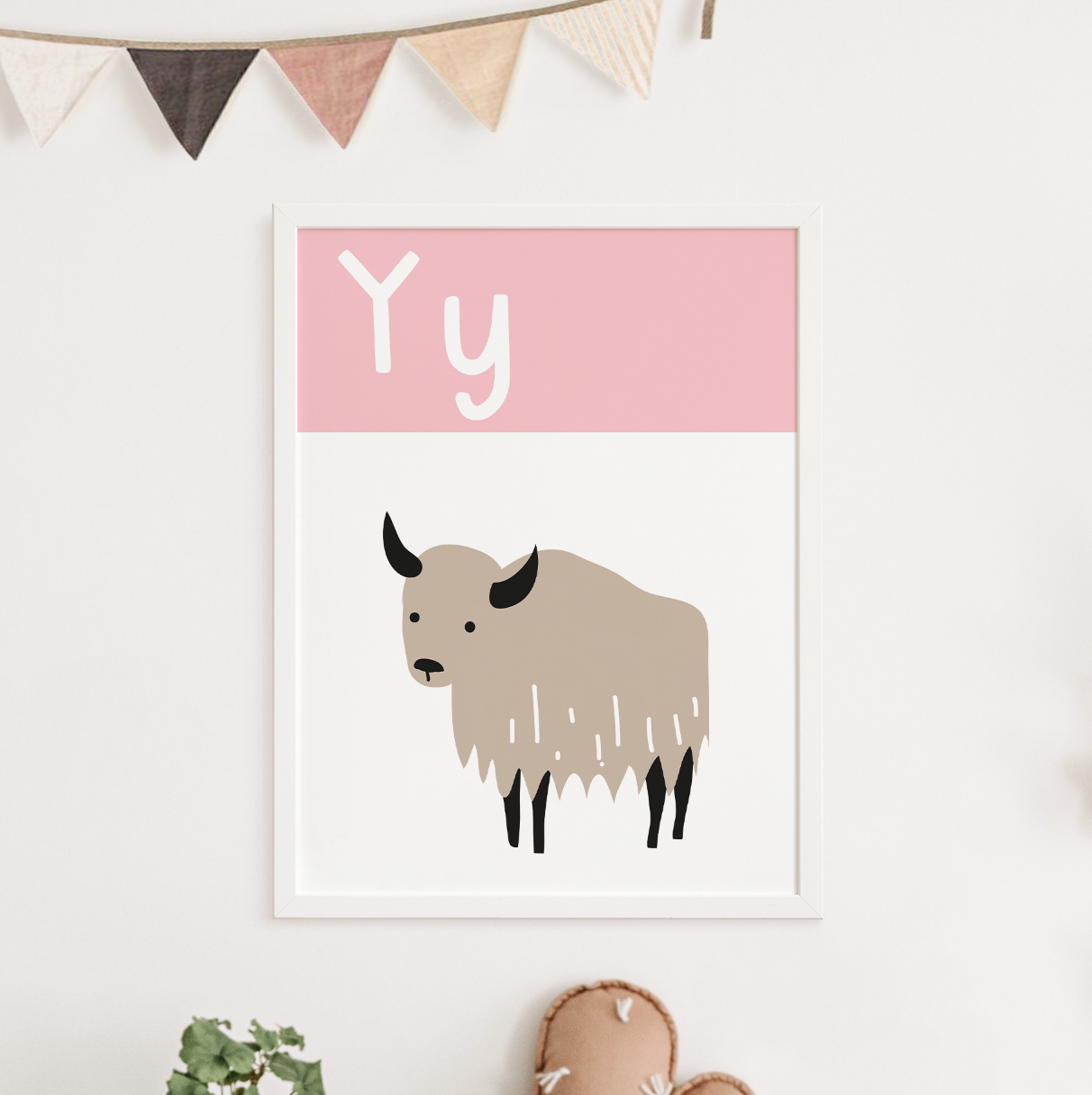 Y IS FOR YAK - Alphabet Print