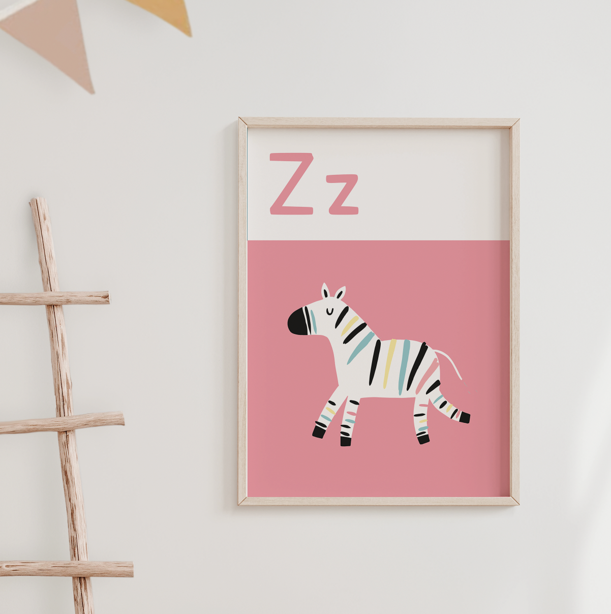 Z IS FOR ZEBRA - Alphabet Print