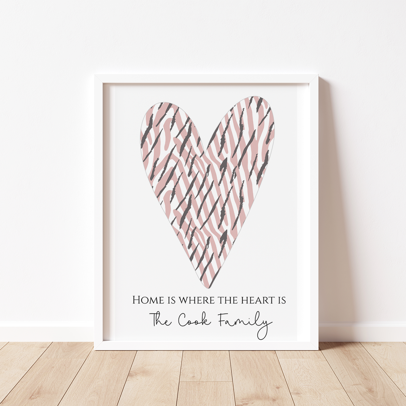 Home is Where The Heart Is | Animal Print