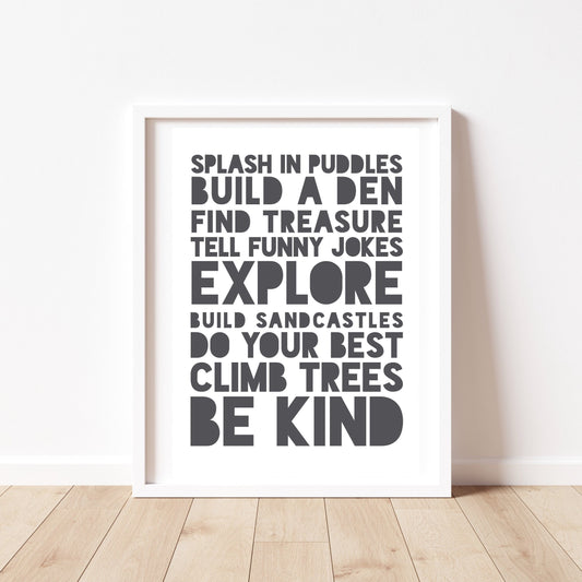 KIDS RULES Print