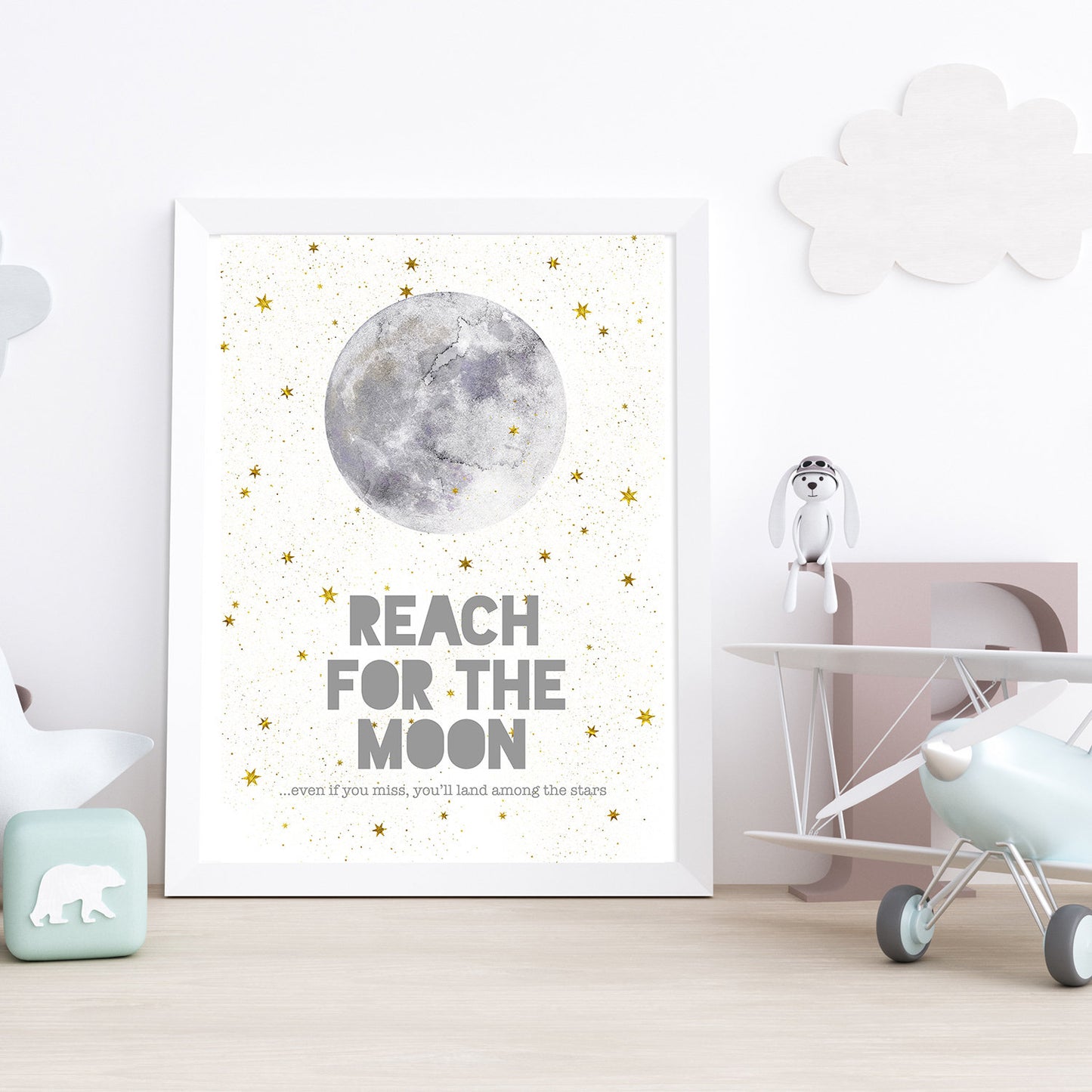REACH FOR THE MOON Print