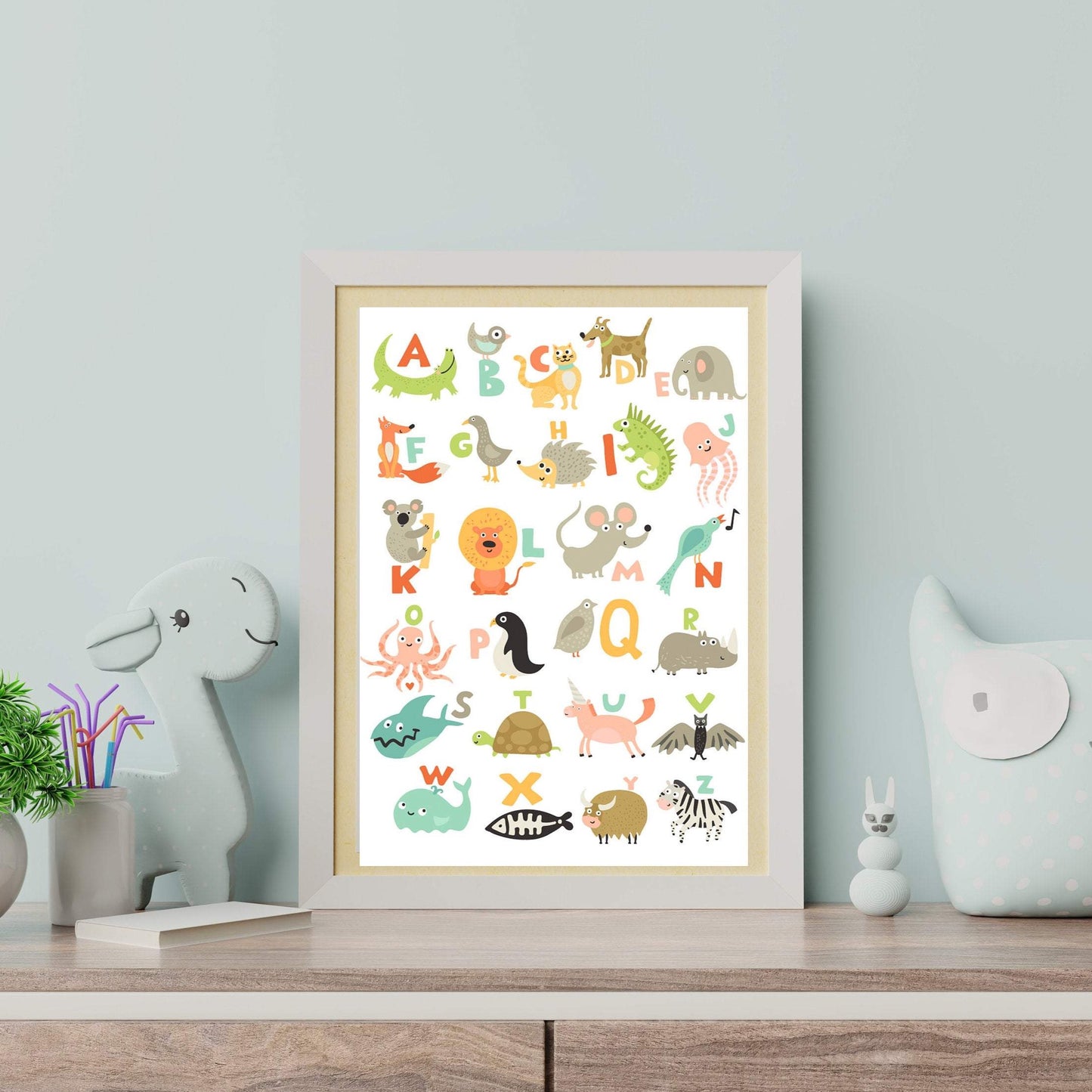 ANIMAL ALPHABET Modern Print