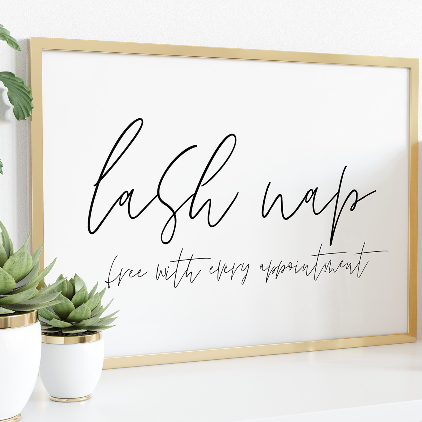 LASH NAP FREE WITH EVERY APPOINTMENT Print