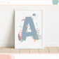 UNDER THE SEA INITIAL Print