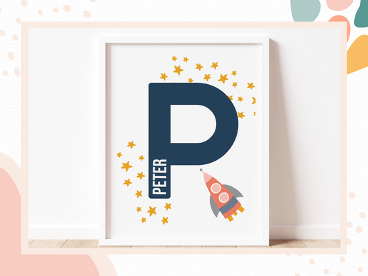 NAMED INITIAL SPACE Print