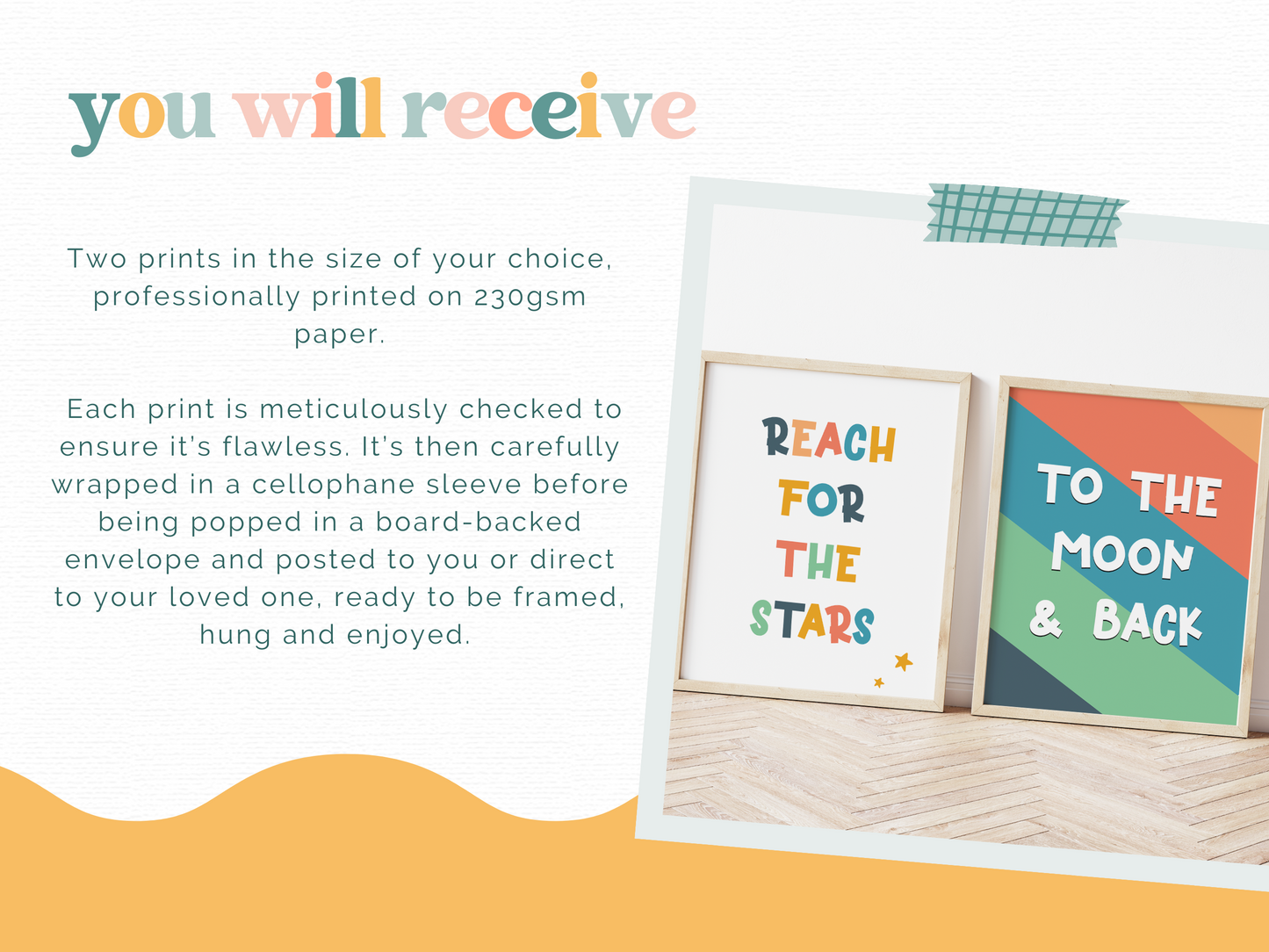 PRINT SET | Reach for the Stars & To the Moon & Back