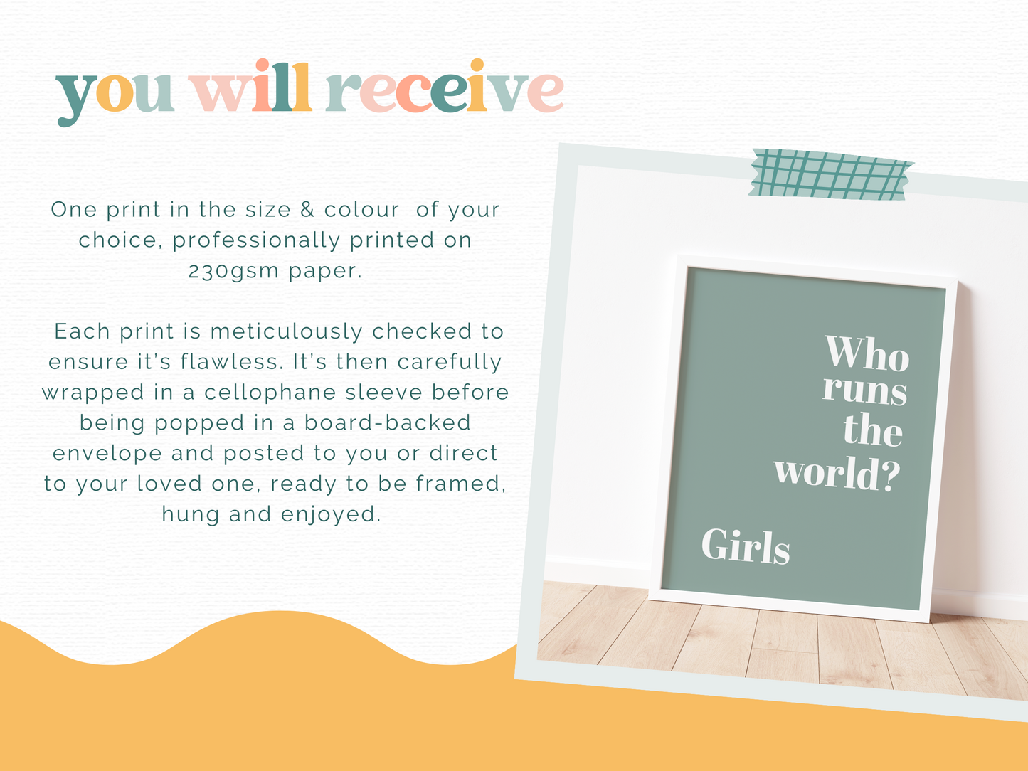 WHO RUNS THE WORLD? GIRLS Print