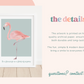 BE A FLAMINGO IN A FLOCK OF PIGEONS Print
