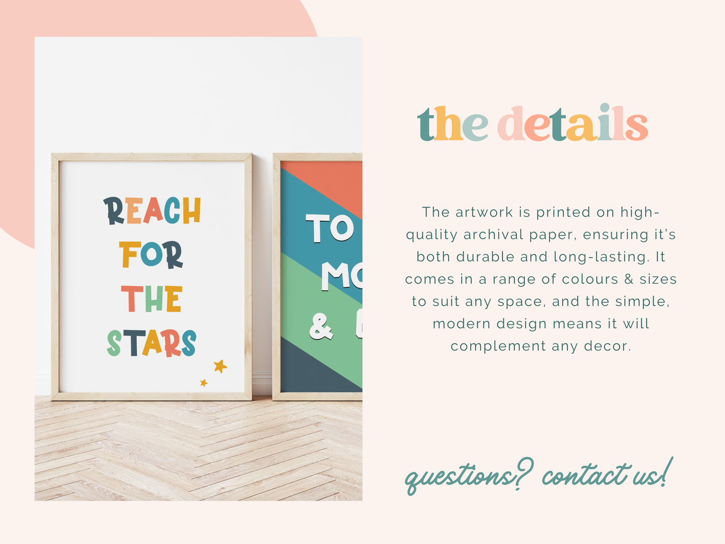 PRINT SET | Reach for the Stars & To the Moon & Back