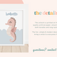NAMED SEAHORSE Print