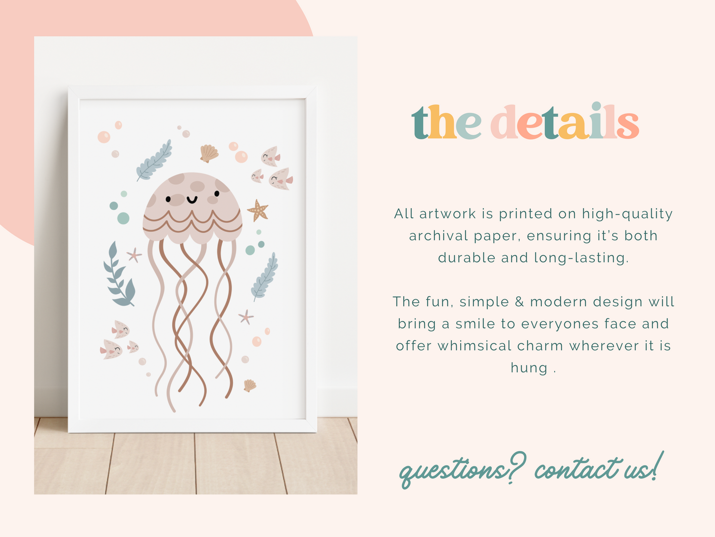 NAMED SEAHORSE Print Set