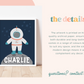 PERSONALISED ASTRONAUT Print
