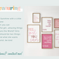 Girls Inspiring Gallery Wall Print Set