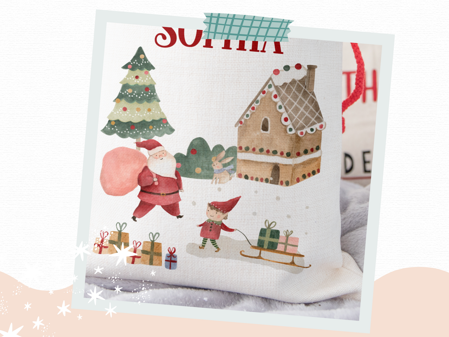 PERSONALISED CHRISTMAS SACK | Santa's Village