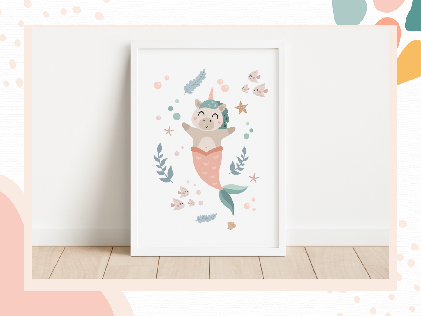 NAMED SEAHORSE Print Set
