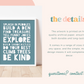 KIDS RULES Print | Coloured Background