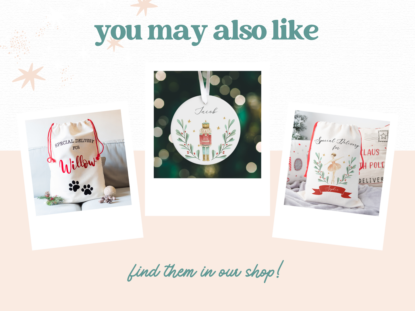 PERSONALISED CHRISTMAS SACK | Nutcracker