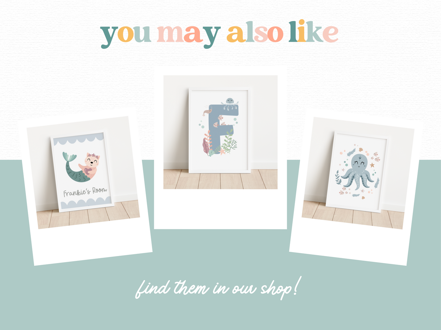 NAMED SEAHORSE Print Set