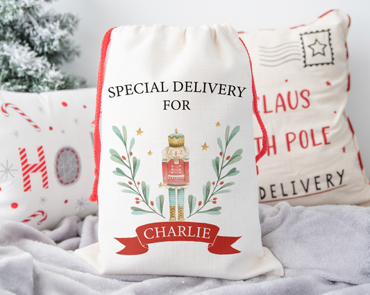 PERSONALISED CHRISTMAS SACK | Nutcracker