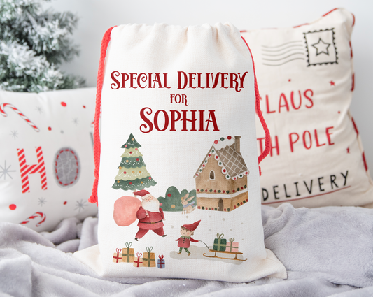 PERSONALISED CHRISTMAS SACK | Santa's Village